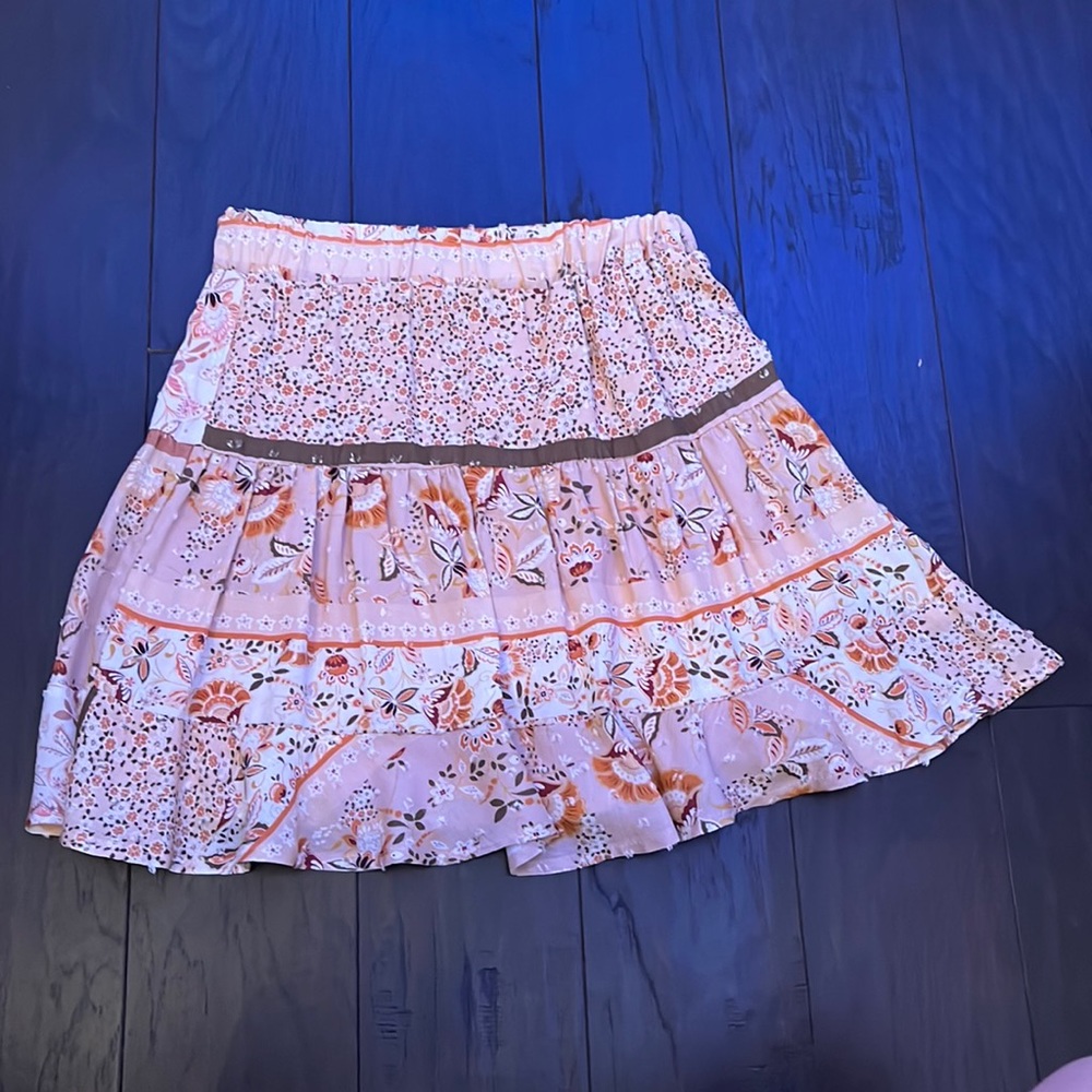 flower summer skirt from chelsea and violet size small- medium